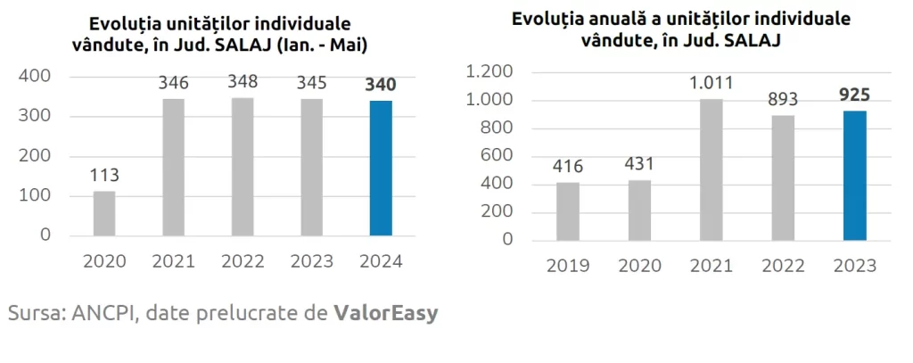 Fluctuatii piata imobiliara in anii anteriori judetul salaj